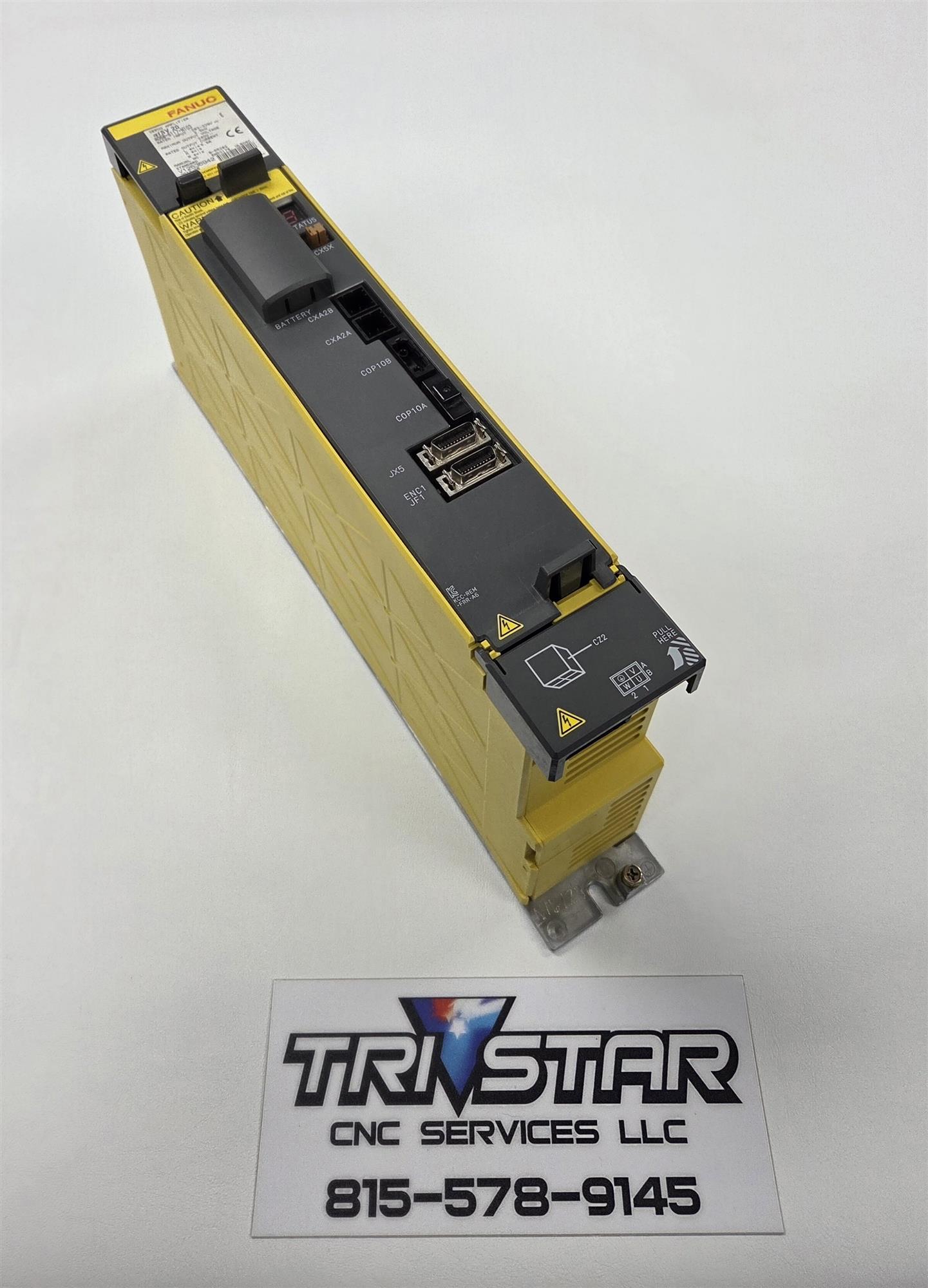 A06B-6117-H103 FANUC SERVO AMP MODULE AISV-20