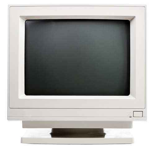 Old CRT Monitor for CNC Machines