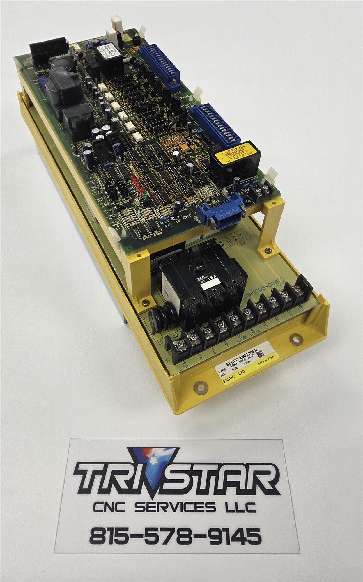 FANUC SERVO UNIT AC 10S,20M,0S/3000 A06B-6058-H005