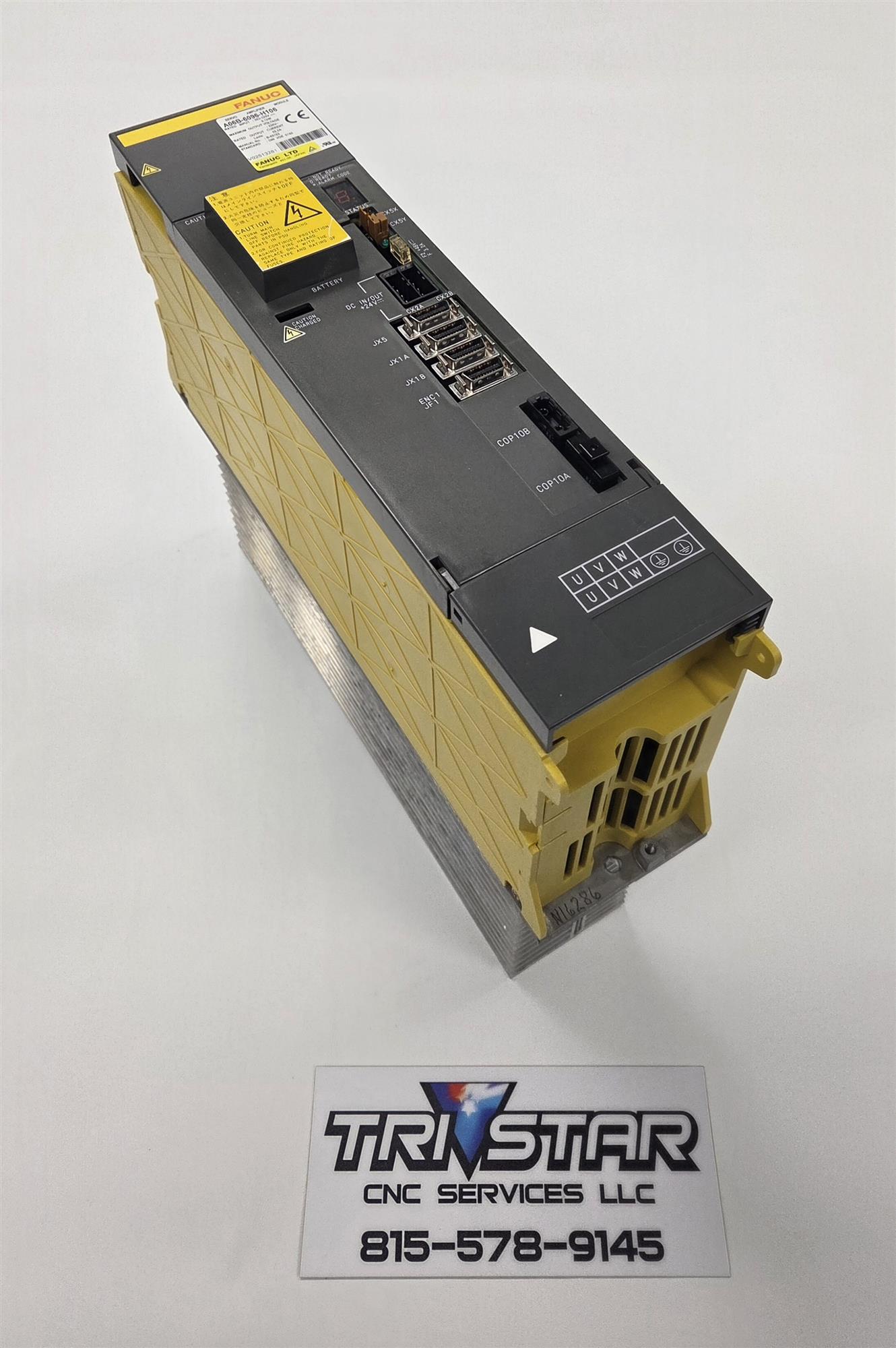 A06B-6096-H106 FANUC ALPHA SERVO AMP MODULE 1-130 F/O