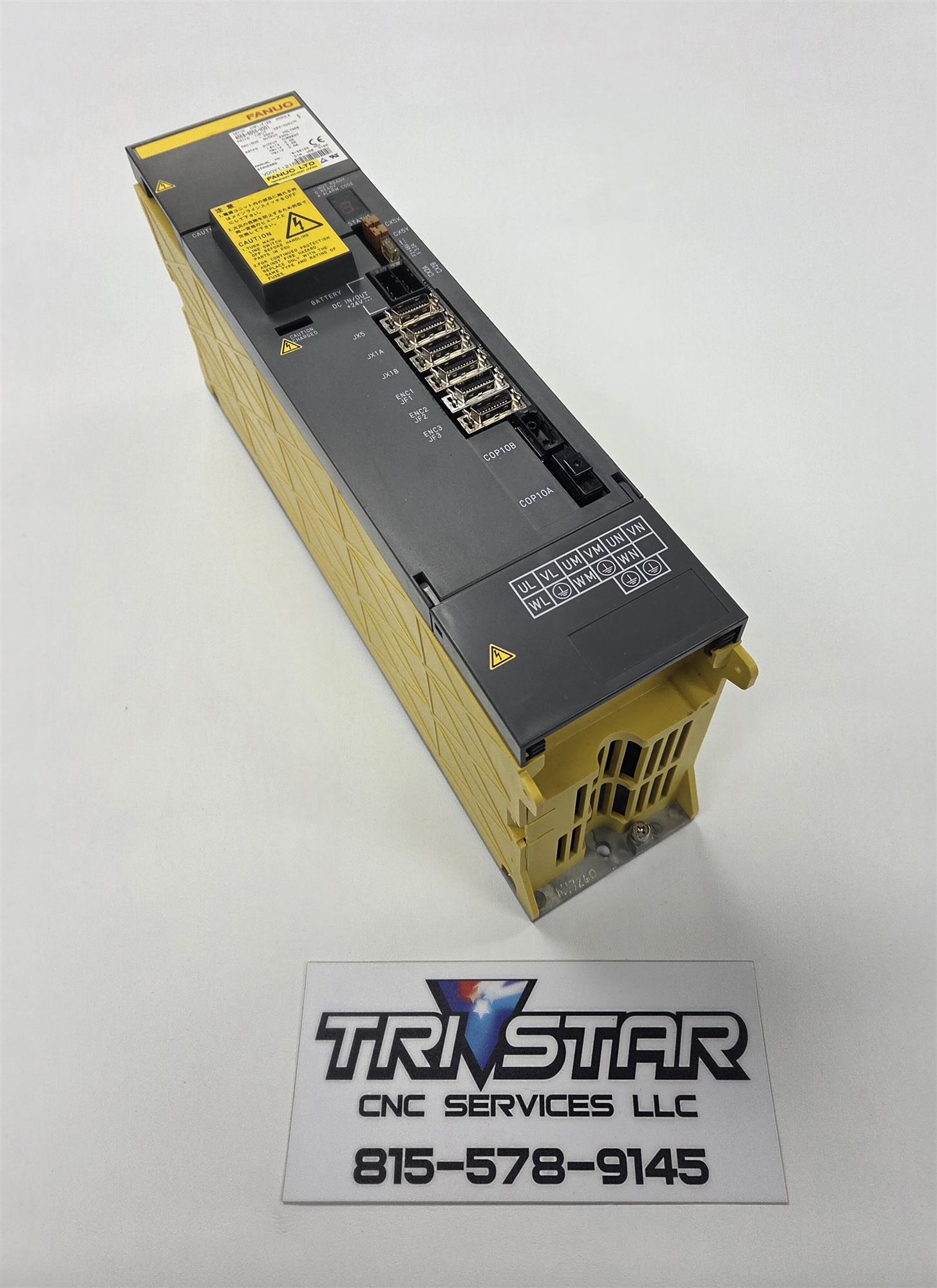 A06B-6096-H303 FANUC SERVO AMP MODULE SVM3-12/20/20