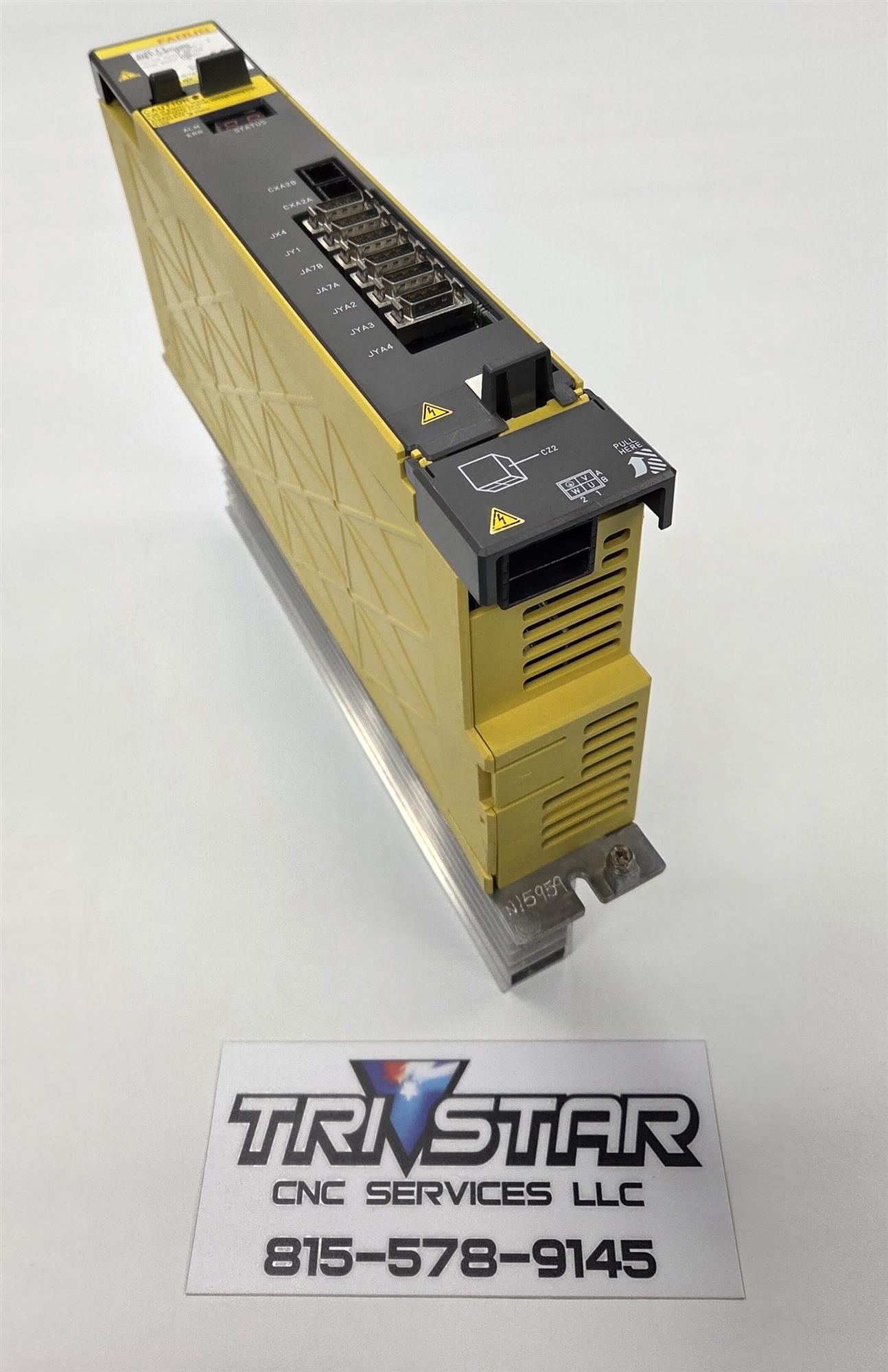 FANUC A06B-6141-H006#H580 SPINDLE AMP MODULE AISP-5.5