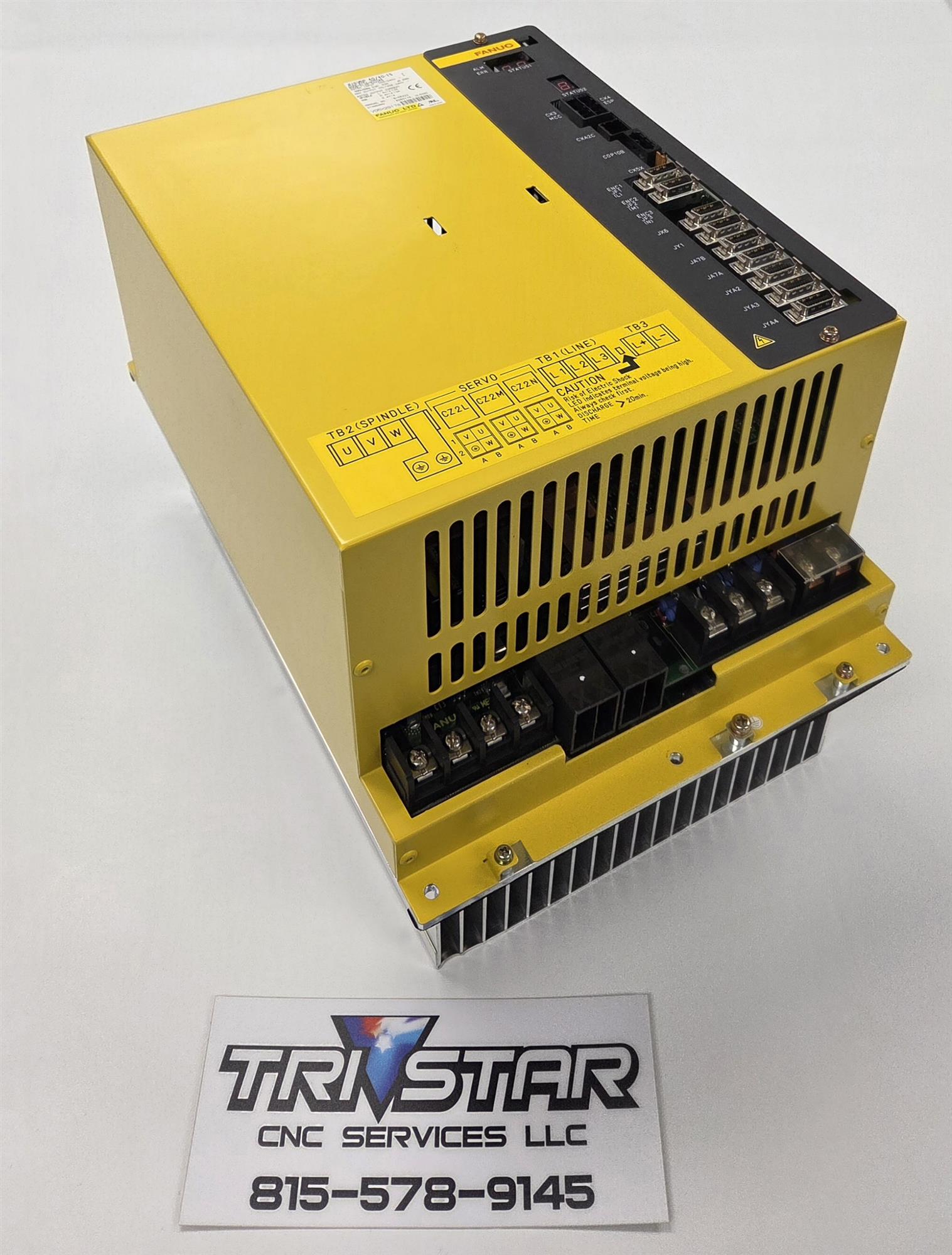 FANUC A06B-6134-H201#A SERVO/SP AMP MODULE SVPM2-5.5I/TYPE A