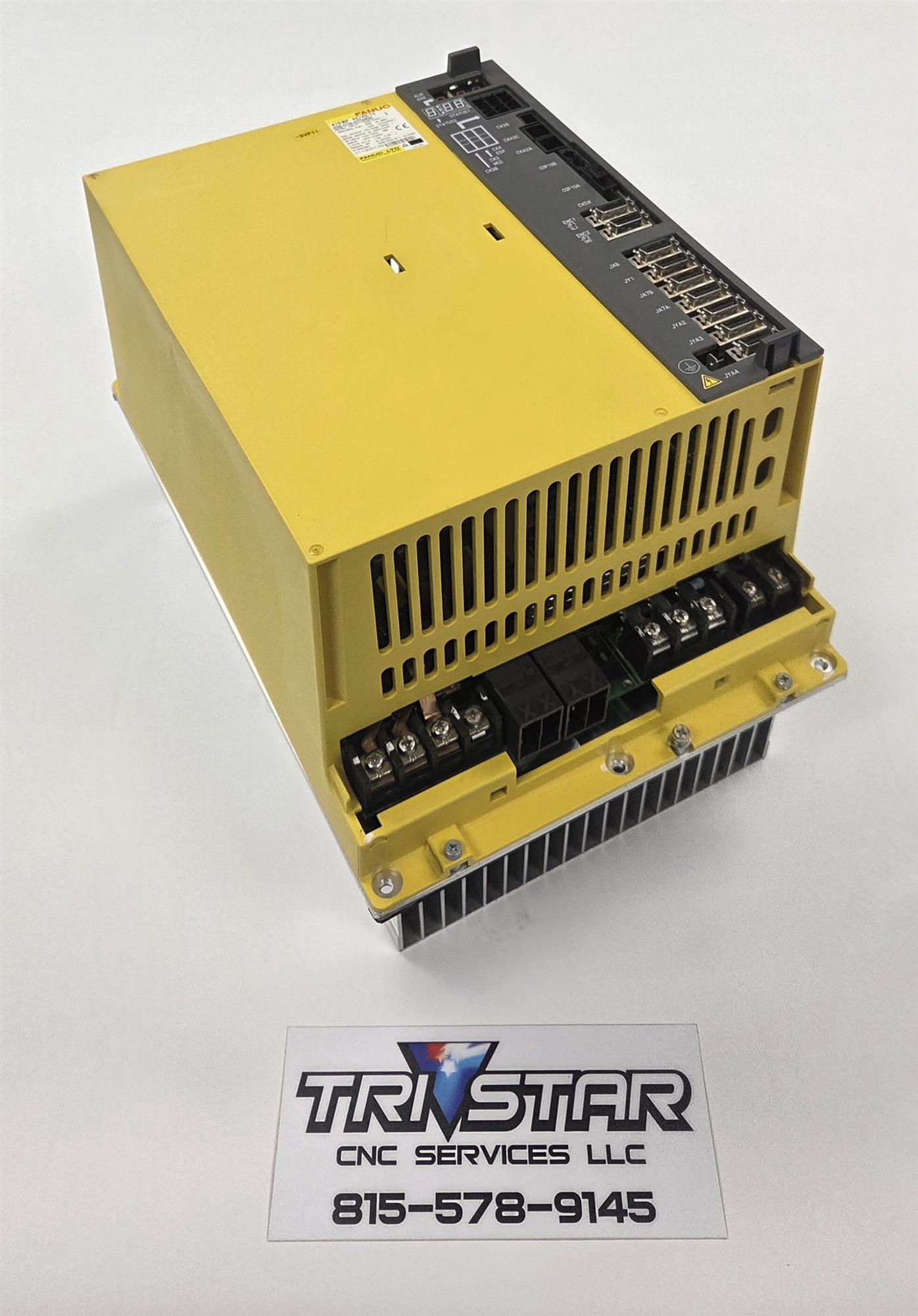 FANUC A06B-6164-H244#H580 SERVO/SP AMP MODULE BISVSP 80/80-18